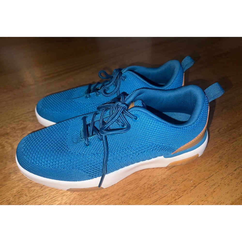 OrthoComfoot Blue Knit Walking Shoes Sneakers ZGBX14G Womens EU 40 US 9 - Picture 4 of 7